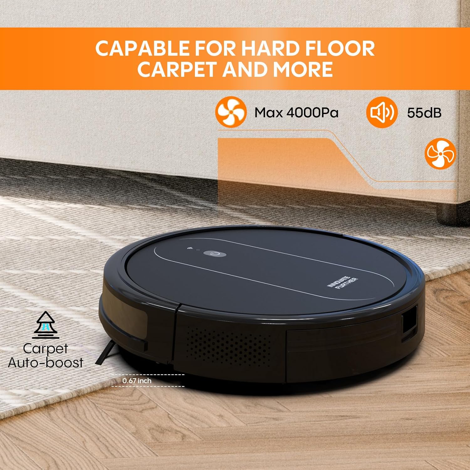 Efficient Multi-Surface Robot Vacuum