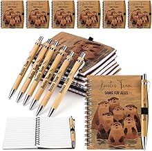 Sinmoe 6 Set Team Geschenk Kleine Abschiedsgeschenke für Kollegen, Mitarbeiter Geschenke, Spiral Notizblöcke A6 Notizbuch Stift, Team Geschenke Abschied, Abschlussgeschenk für Studenten