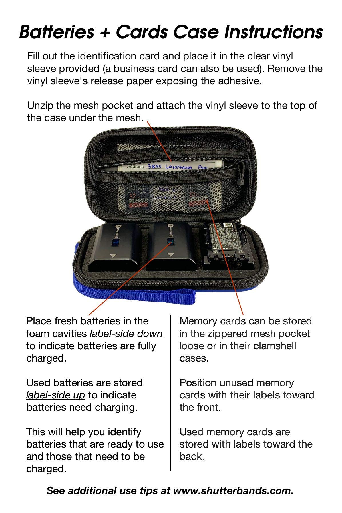 Batteries + Cards Case Compatible with Sony NP-FZ100 Batteries (Grey)