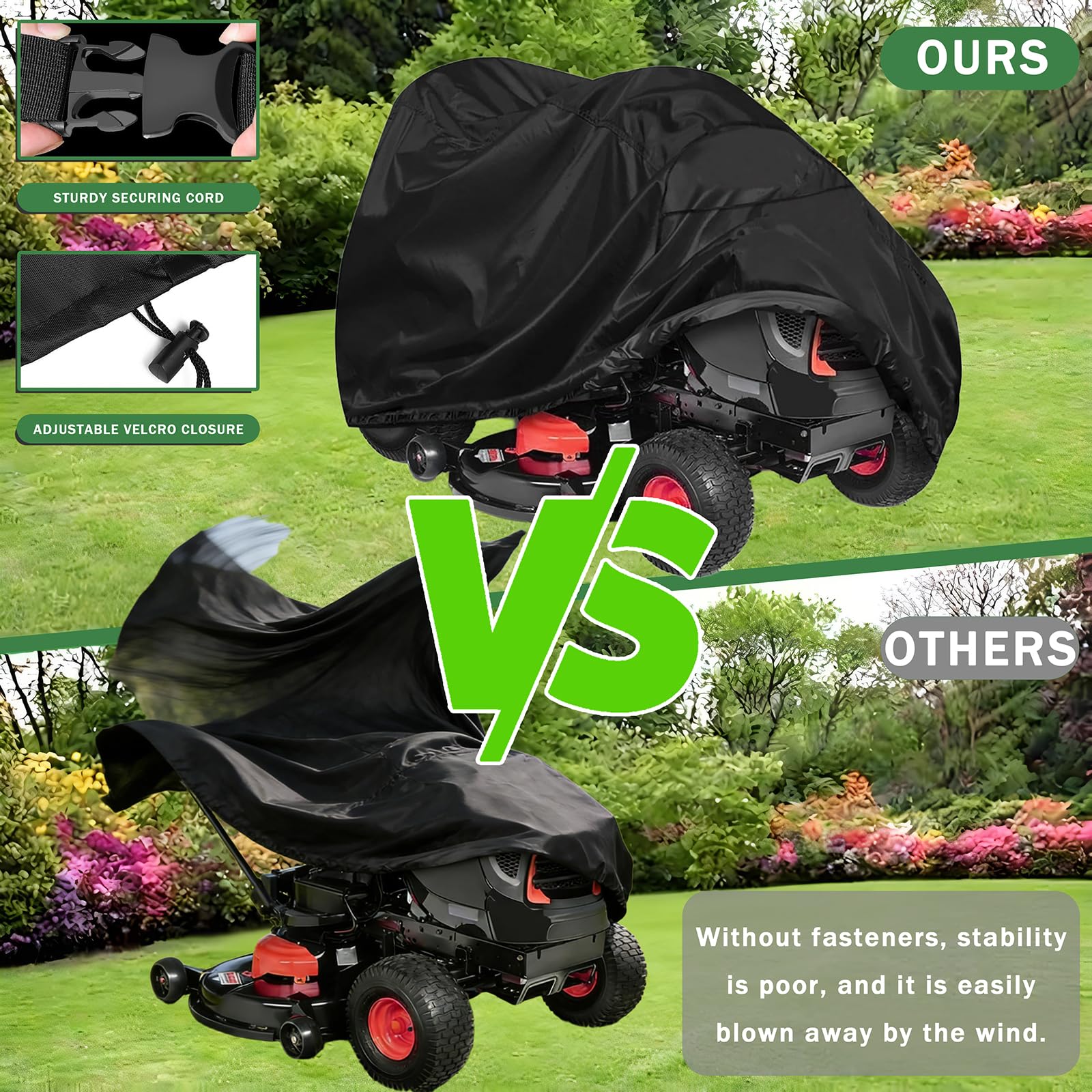Cubierta para Cortacésped de Equitación Exterior para Simplicity ZT3000 2020 – 2026, Impermeable Funda para Tractor Cortacsped, Prueba de Polvo Cubierta del Tractor de Jardín