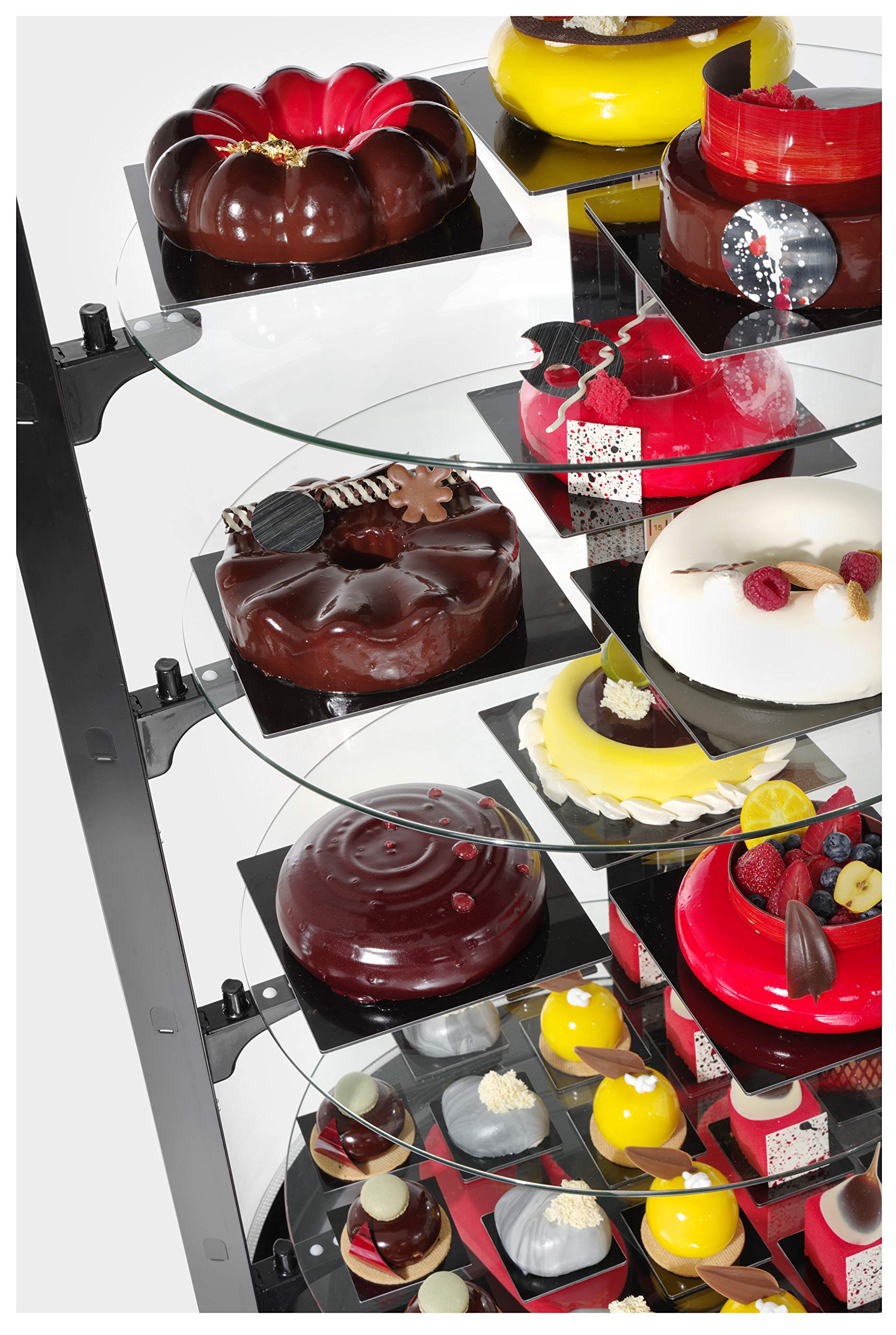 HENDI Expositor redondo para repostería (360 litros) - 360 L - 230V / 460W - ø680x(H)1750 mm
