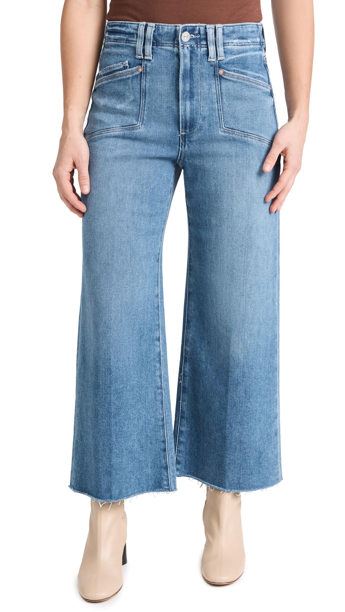 PAIGE Women's Anessa Petite w/Raw Hem