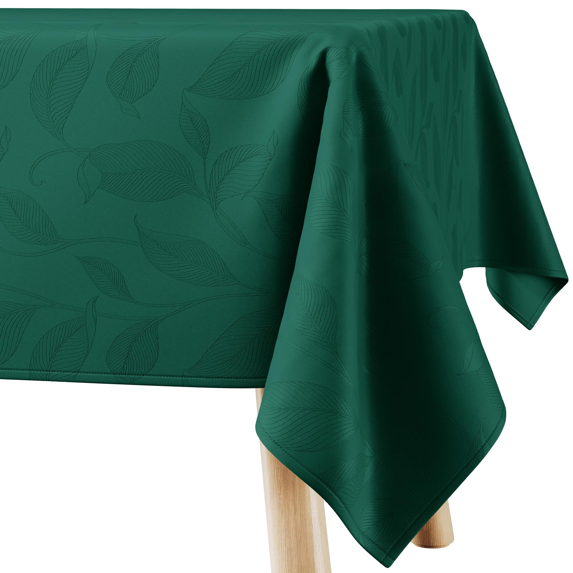 Mantel Antimanchas 110x200 cm Verde Interiores Comedor Salon Manteles para Exterior y Jardin Mantel Navidad Amalu