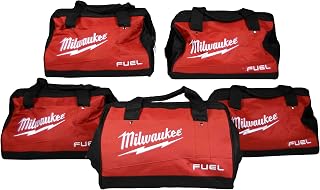 Milwaukee 13inch Heavy Duty Contractor FUEL Tool Bag 5 Pack