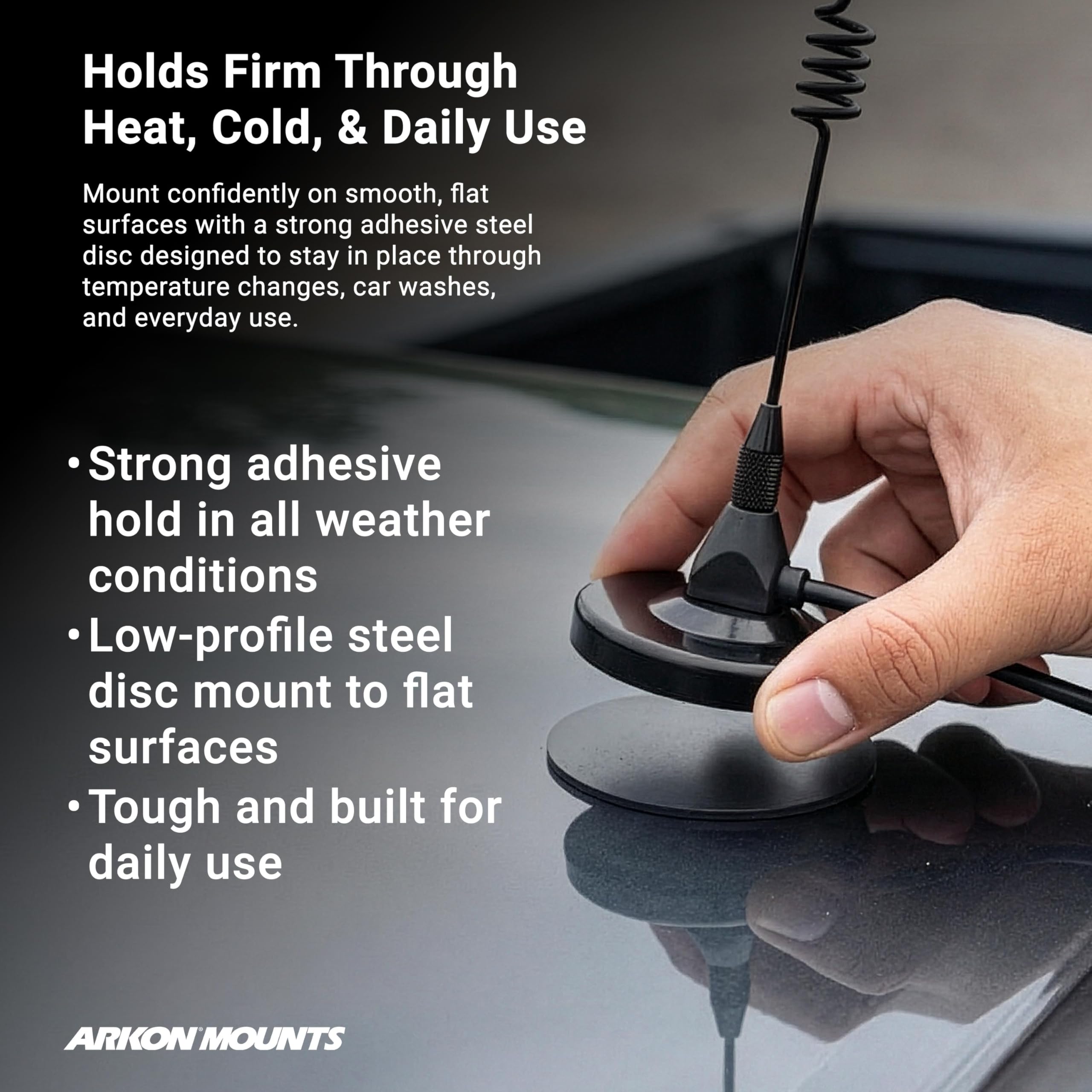 Amazon.com: ARKON Mounts 90mm VHB Adhesive Steel Disc | Very