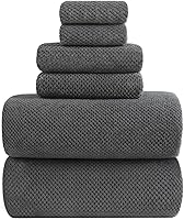 Vista 13 de YTYC Toallas, toallas de baño de gran tamaño de 39 x 78 pulgadas para adultos, toallas de baño de lujo, juegos extra grandes para baño, microfibra