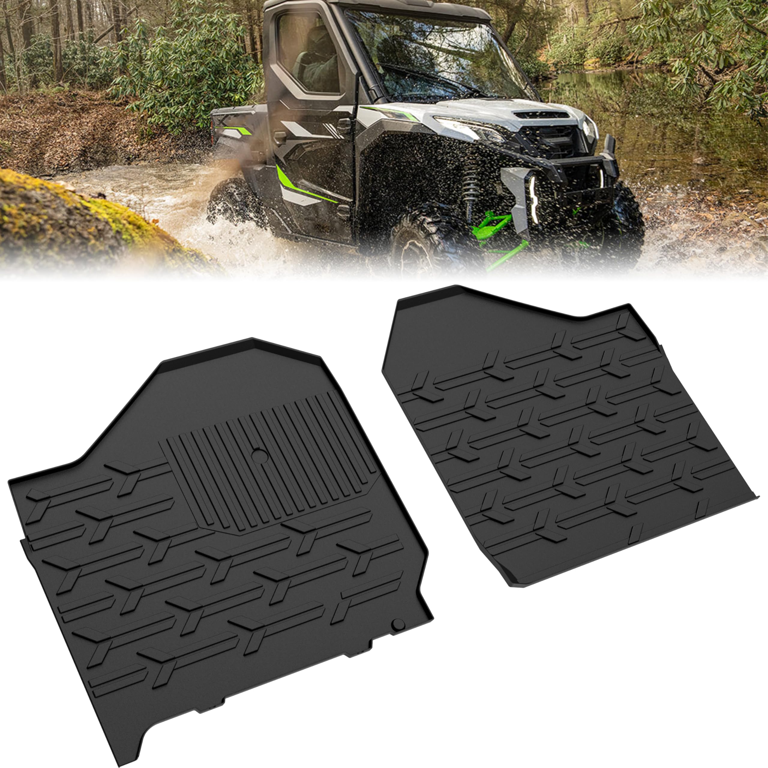 Amazon.com: SAUTVS Front Floor Mats for Kawasaki Ridge 2024-2025