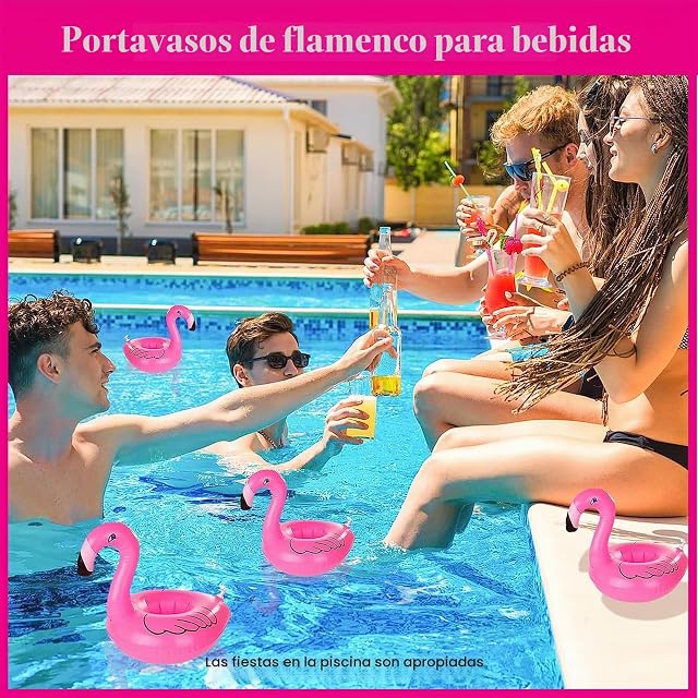 Foto 6 de 7 de WYRGQIQN 12 Piezas hinchables para piscina, flotadores piscina, hinchable piscina
