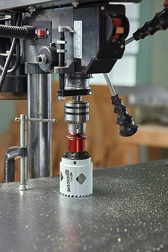 Miniatura 14 de Disston QUICKCORE - Kit de 20 tamaños de sierra bimetálica con agujero de 34 a 6 pulgadas y cenador. 20 tamaños más utilizados. Cortes de madera,