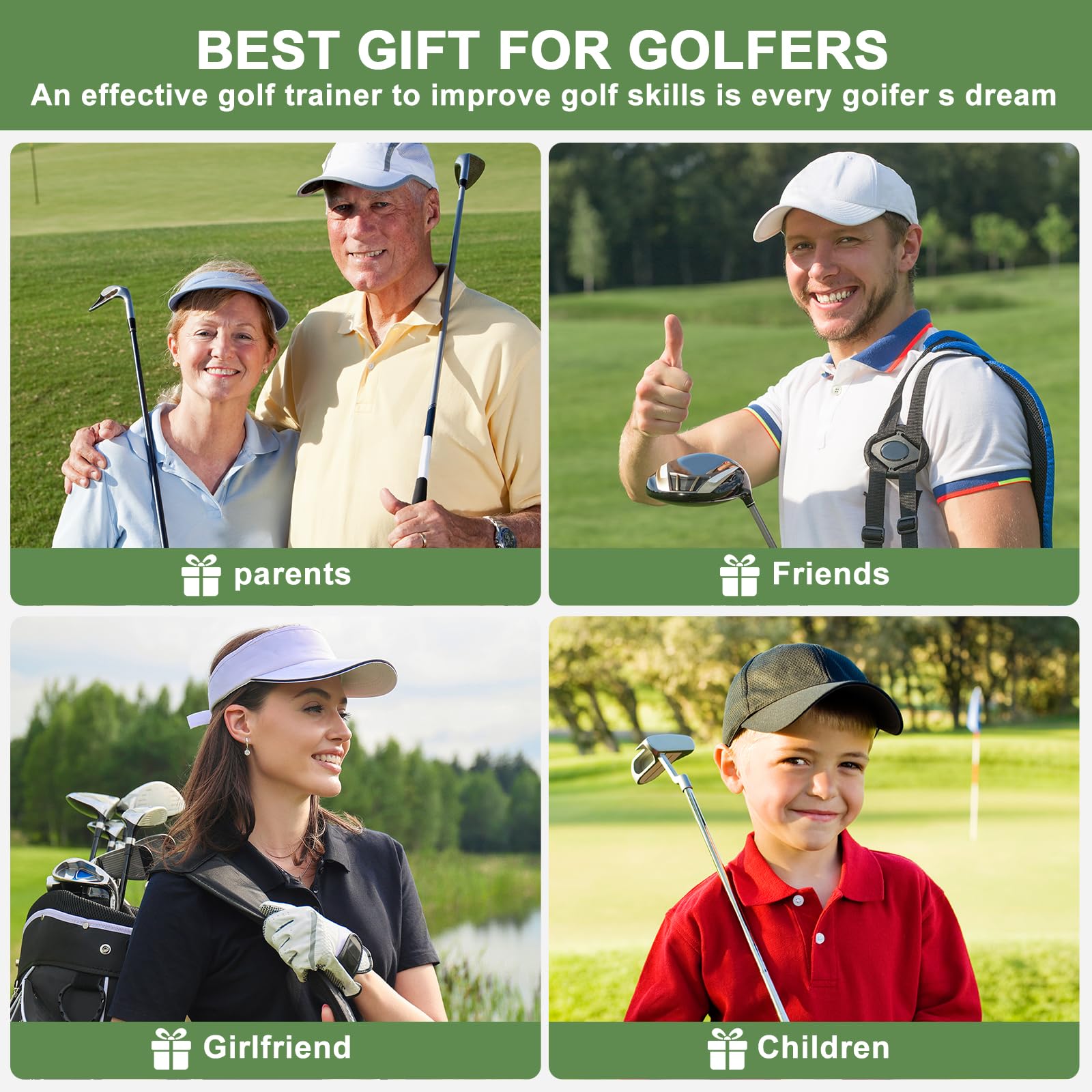 Golf-Ausrichtungsstab-Halter, professioneller Schaukeltrainer, Golfschwungflugzeug, Hilfsmittel zum Zielen, Putting Swing, Golfunterricht, multifunktional für alle Golferstufen