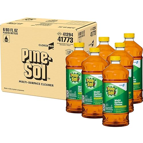 Miniatura 12 de Clorox Pro Pine-Sol Limpiador multisuperficie, pino original, 60 onzas líquidas, (el paquete puede variar) (paquete de 6)