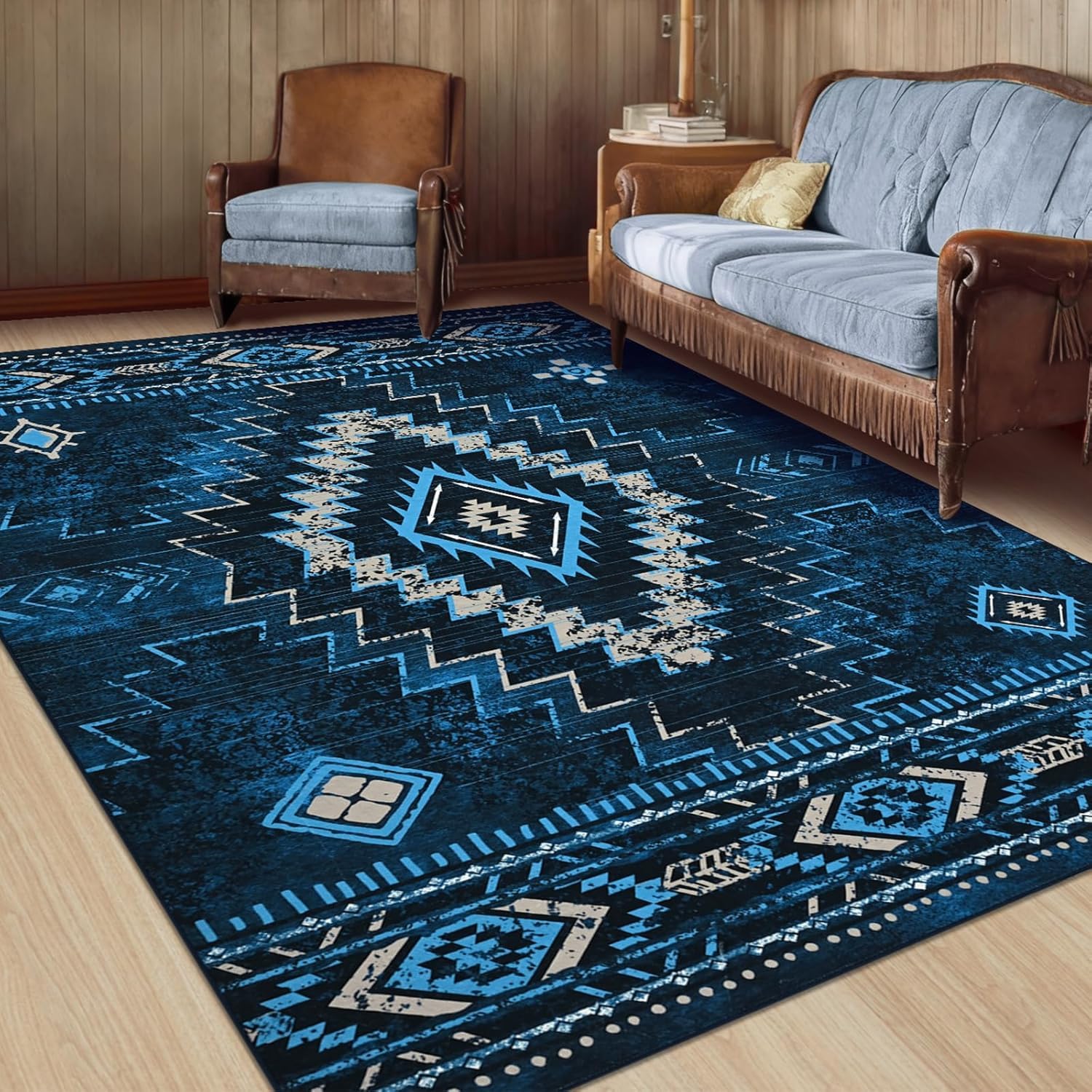 Tapis de chambre lavable oriental pour réchauffer vos pieds