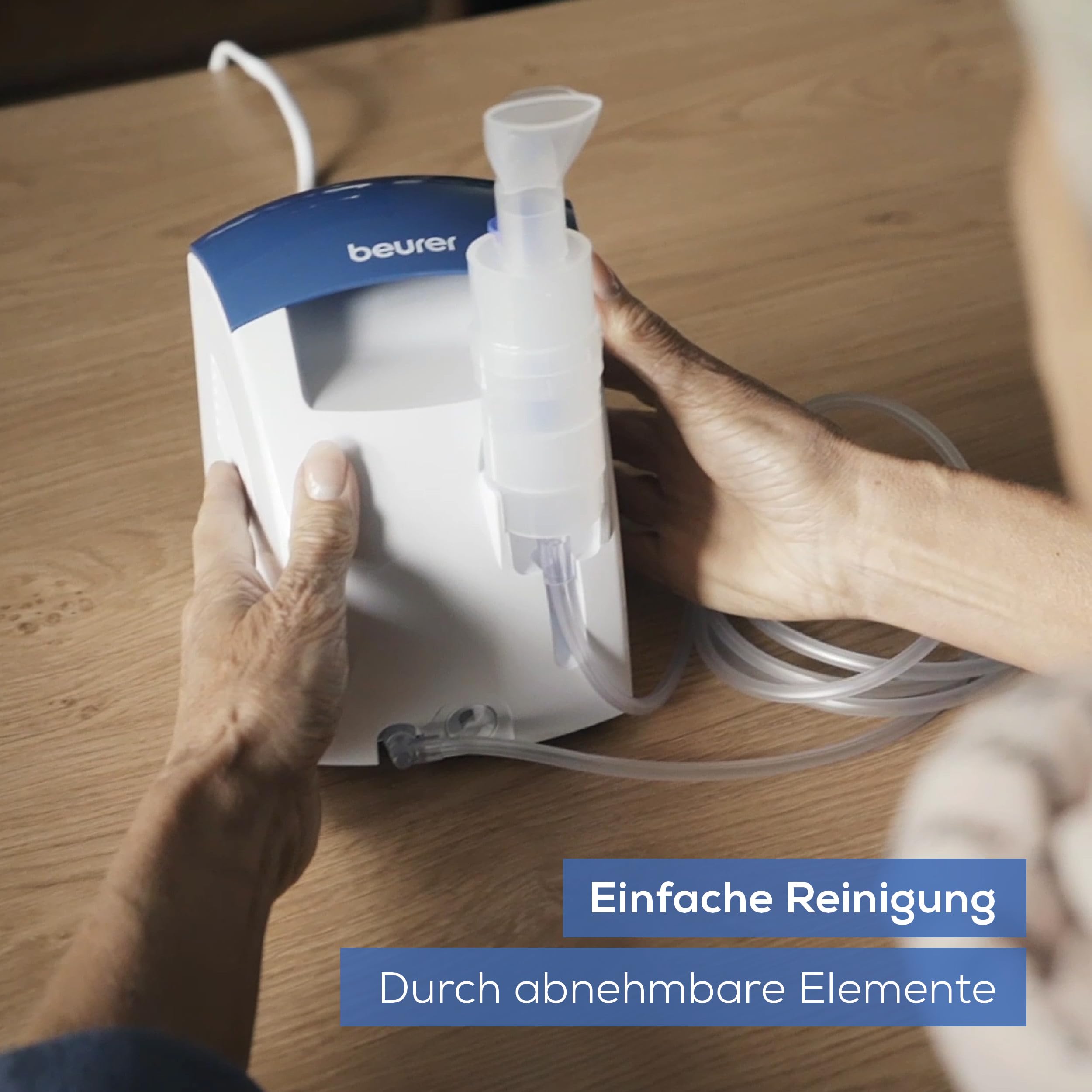 Beurer IH 26 Inhalator, Vernebler mit Nasendusche und viel Zubehör