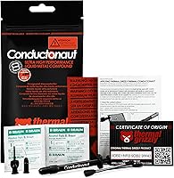 Vista 7 de Thermal Grizzly Pasta térmica de metal líquido - Conductonaut 0.035 oz - fabricada en Alemania metal líquido para PS5, CPU, GPU, Xbox, consolas