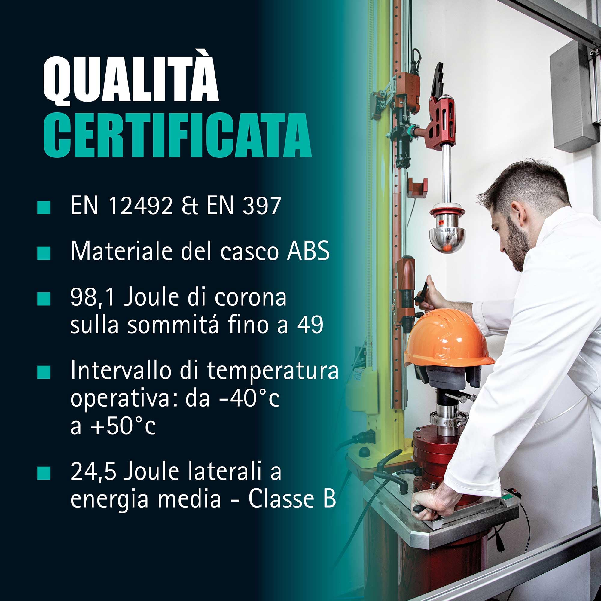 JSP EVOlite Skyworker Elmetto Cantiere e Alpinismo, Ultraleggero, Nero | L'elmetto più leggero di JSP per lavori in quota. Sottogola 4 punti e rotella. EN 397 & EN 12492.