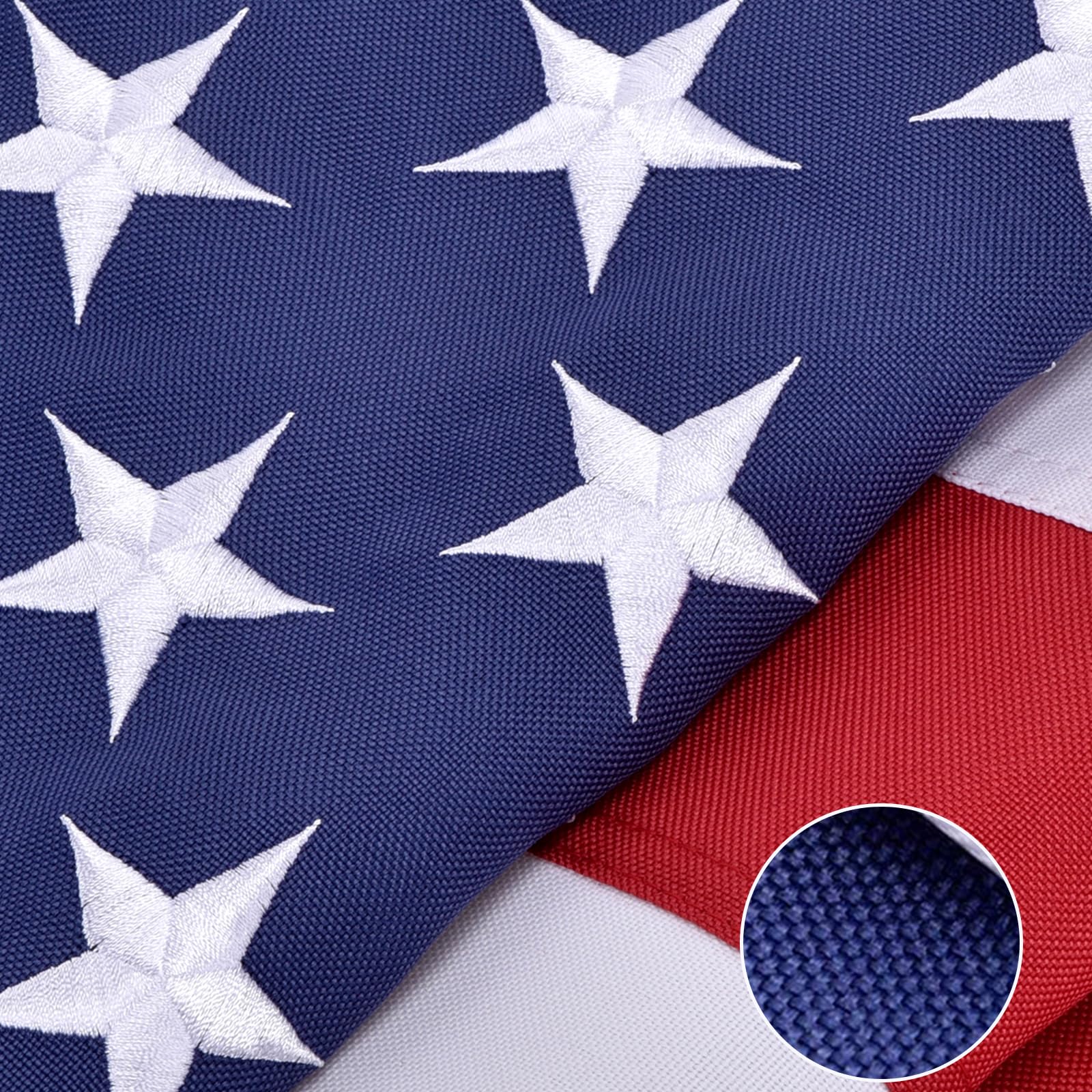 Wholesale Usa Flags 4x6ft Embroidered Stars Sewn Stripes Brass Grommet US Nylon