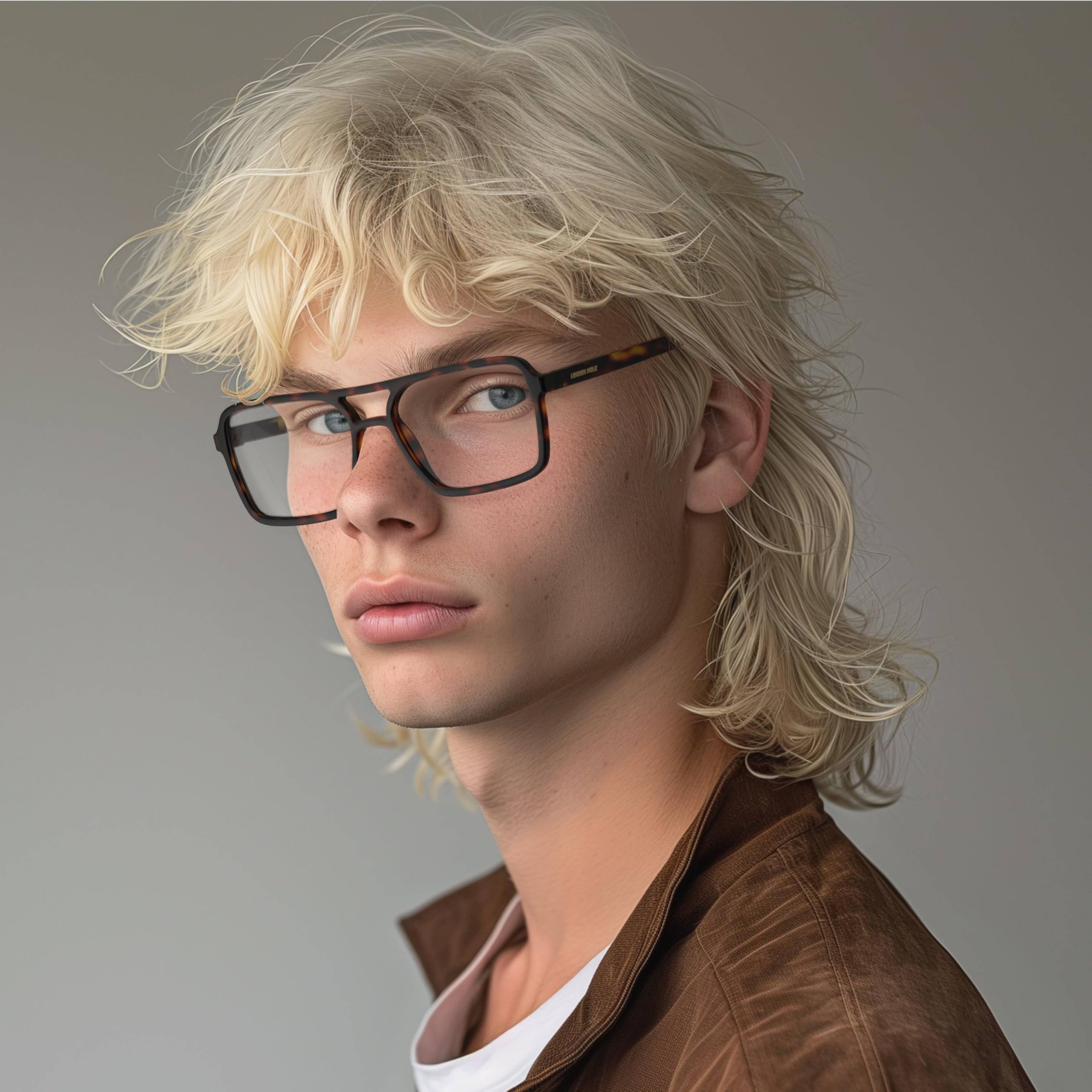 LONDON MOLE® Spy gafas de lectura | Cool lectores de piloto en forma de cuadrado | Unisex para hombres y mujeres | Bisagras de primavera