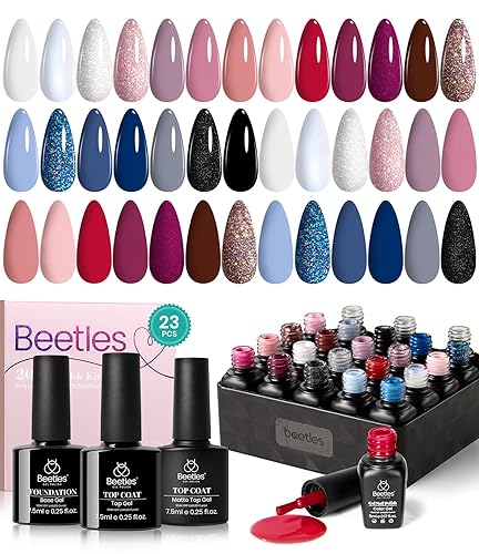 Esmalte de uñas de gel de color Beetles, 766