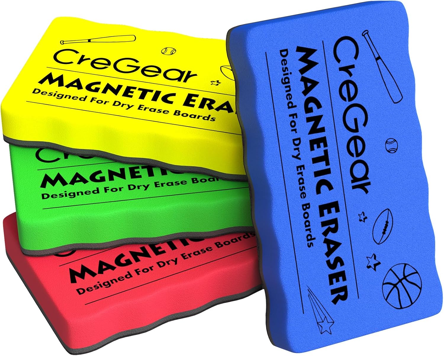 4 Pack Dry Erase Eraser, Whiteboard Eraser for