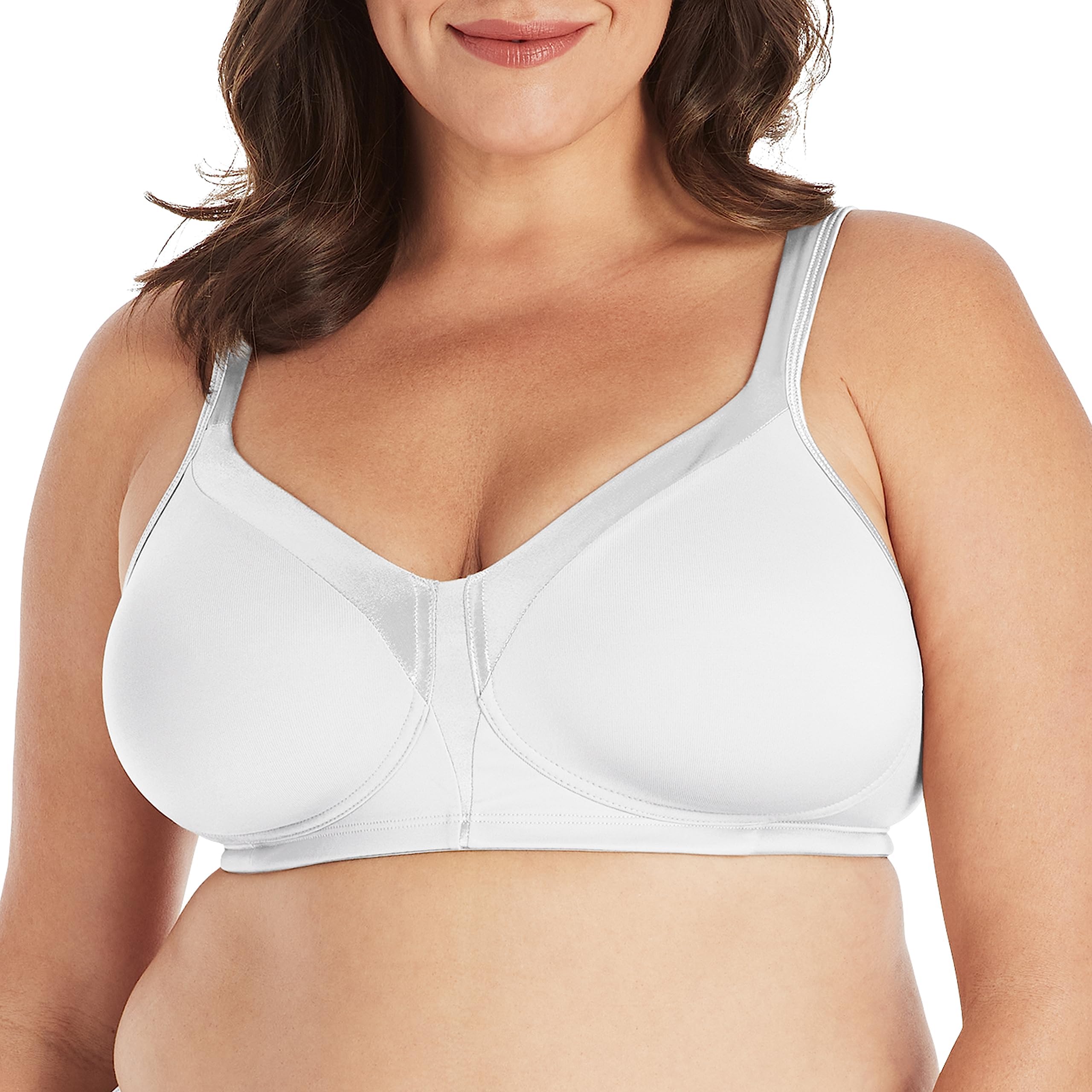 Playtex Women's 18 Hour Sensational Sleek Wirefree Bra, White,36B