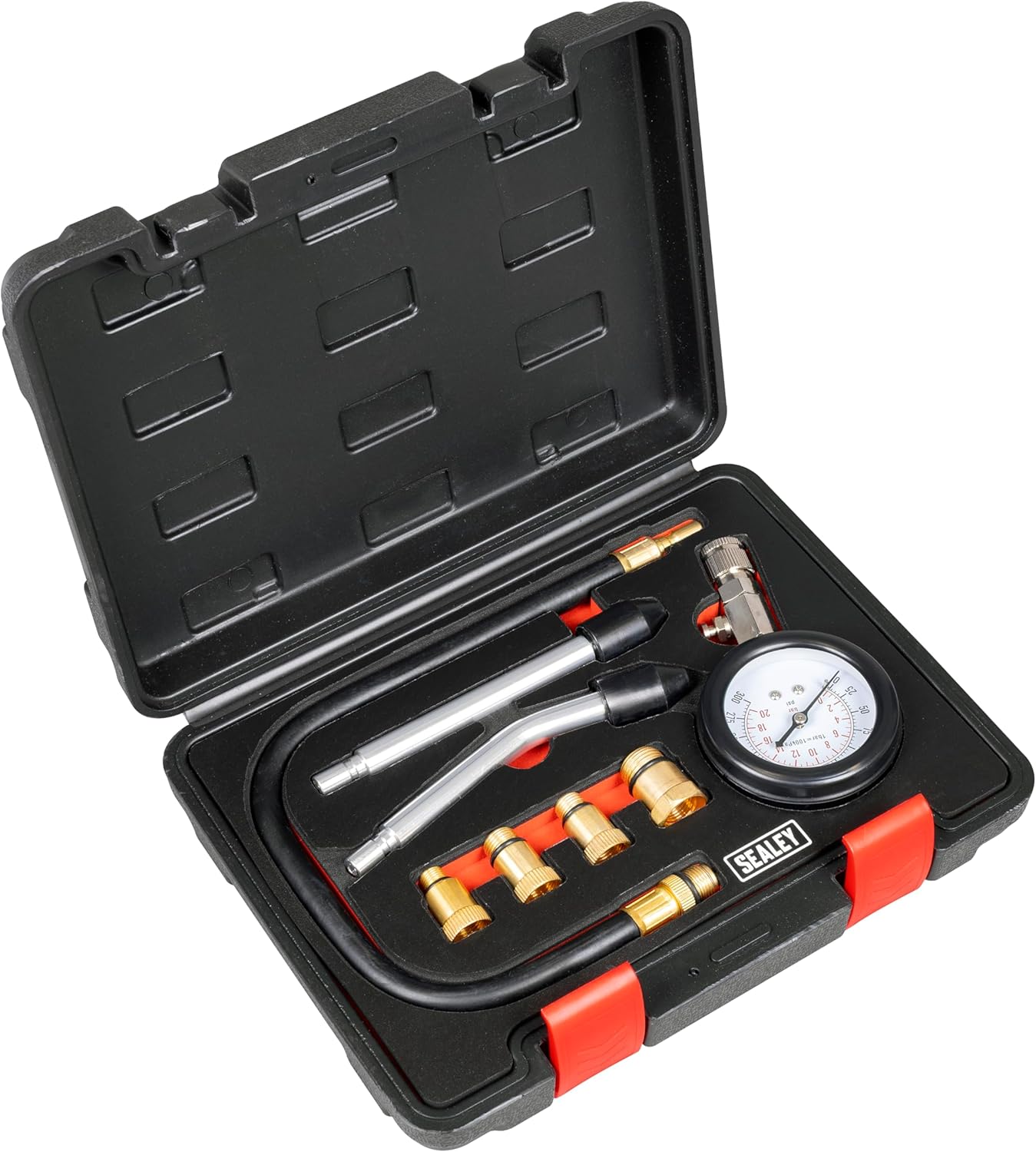 Sealey Ct955 Petrol Engine Compression Test Kit 8Pc