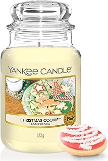 Yankee Candle Scented Candle | Christmas Cookie Large Jar Candle | Long ...