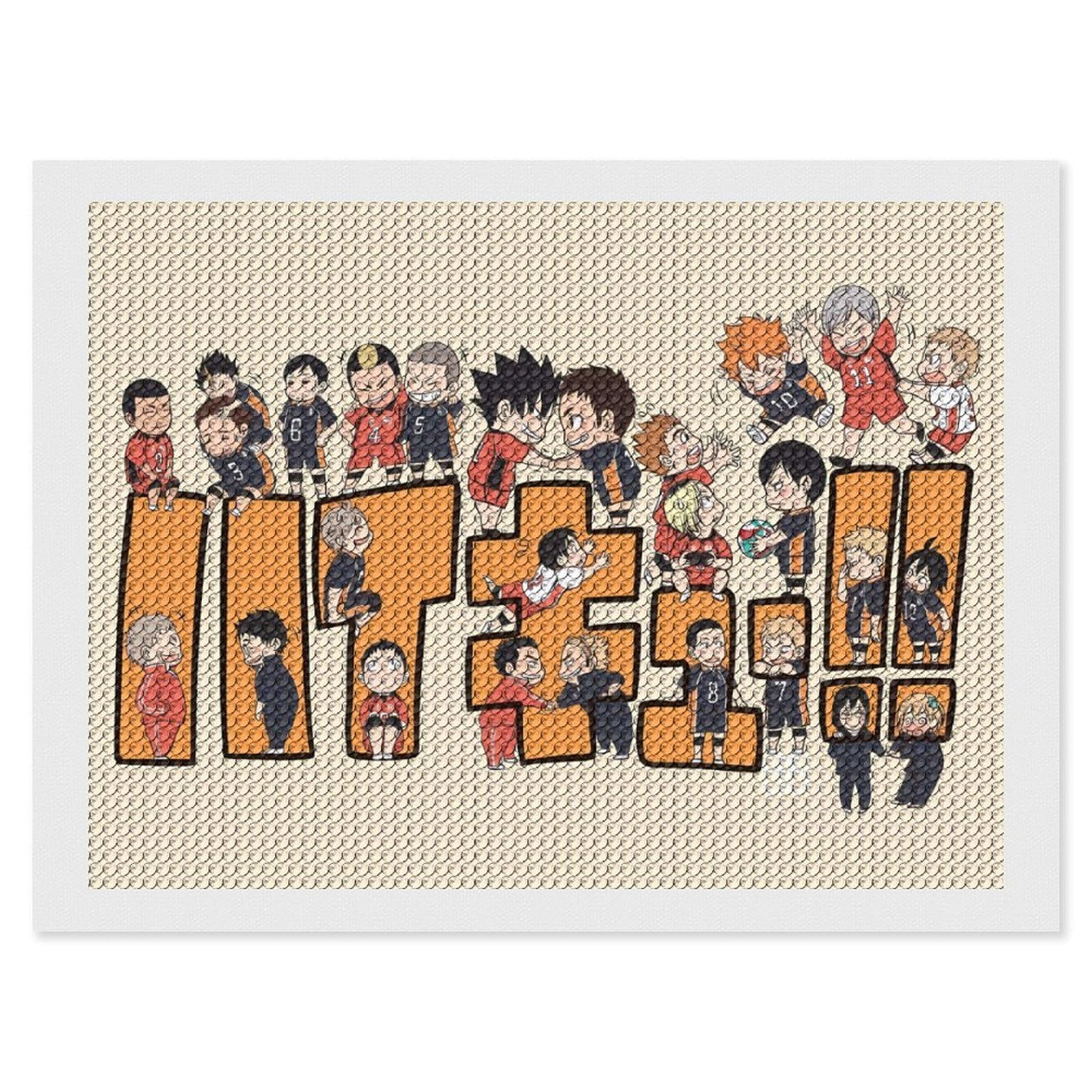 Amazon | Levikllnhx ビーズアートキット ハイキュー!! アニメ ビーズ