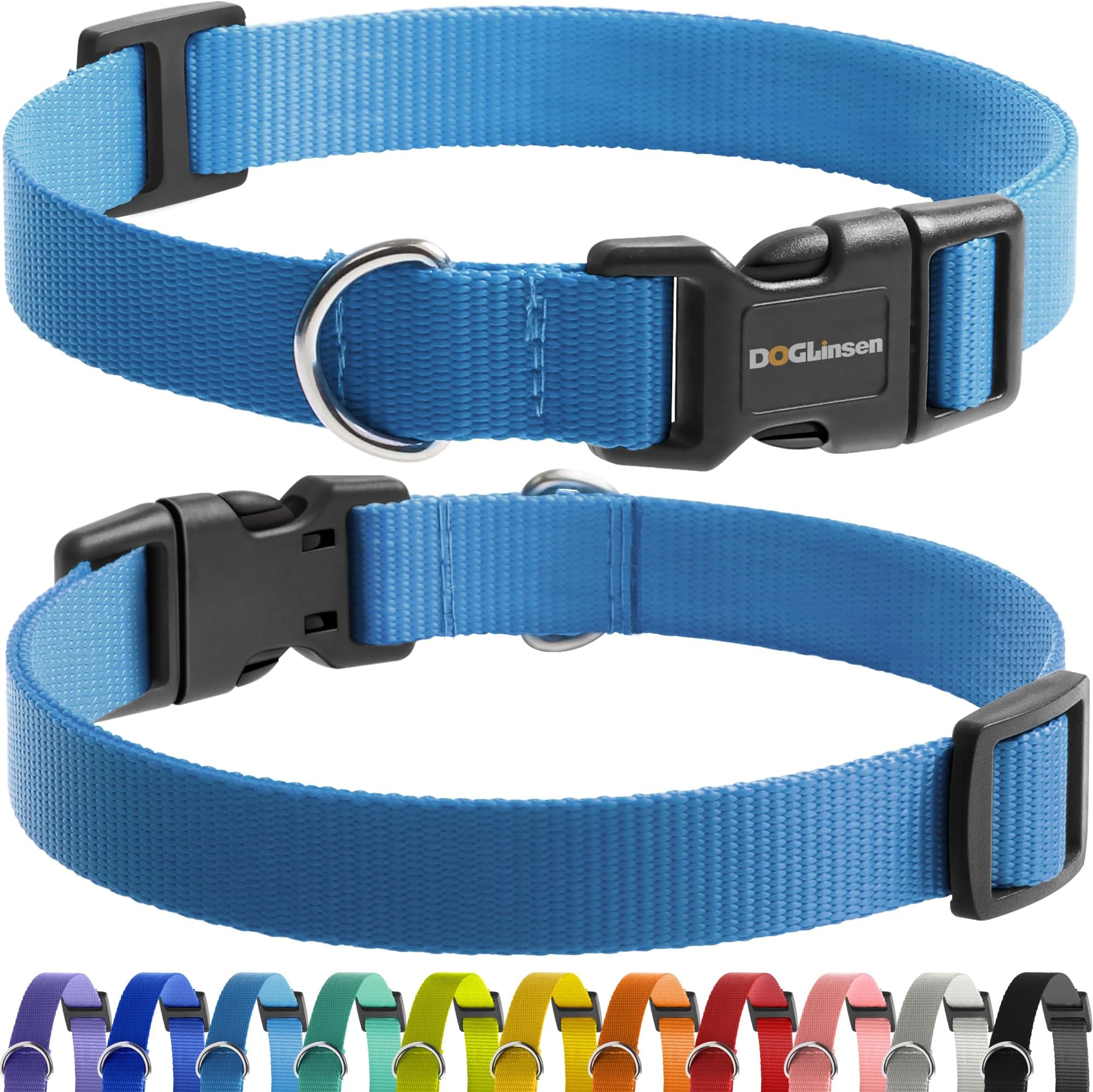 Shinylin 2 Pcs Dog Flower Collar Wedding and Leash Set