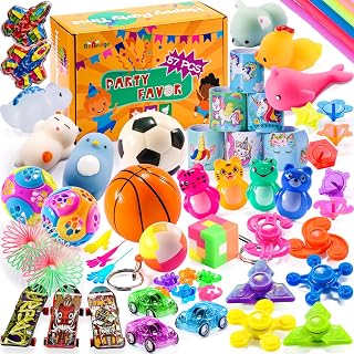 Claw Machine Prizes Refill for Kids, Party Favors Toy for Boy Girl 3-8 8-12, Fidget Toys Bulk, Easter Egg Fillers, Pinata Stocking Stuffer, Classroom Treasure Box Prize, Goodie Bags Gift for Boys Girl