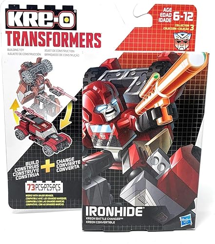 Hasbro Cambiador de batalla IRONHIDE Transformadores KRE-O kreo kreon G1 Iron Hide