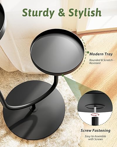 Miniatura 4 de Soporte alto para plantas para interiores y exteriores, estante grande de madera para plantas colgantes, estante de mesa, soporte de esquina para