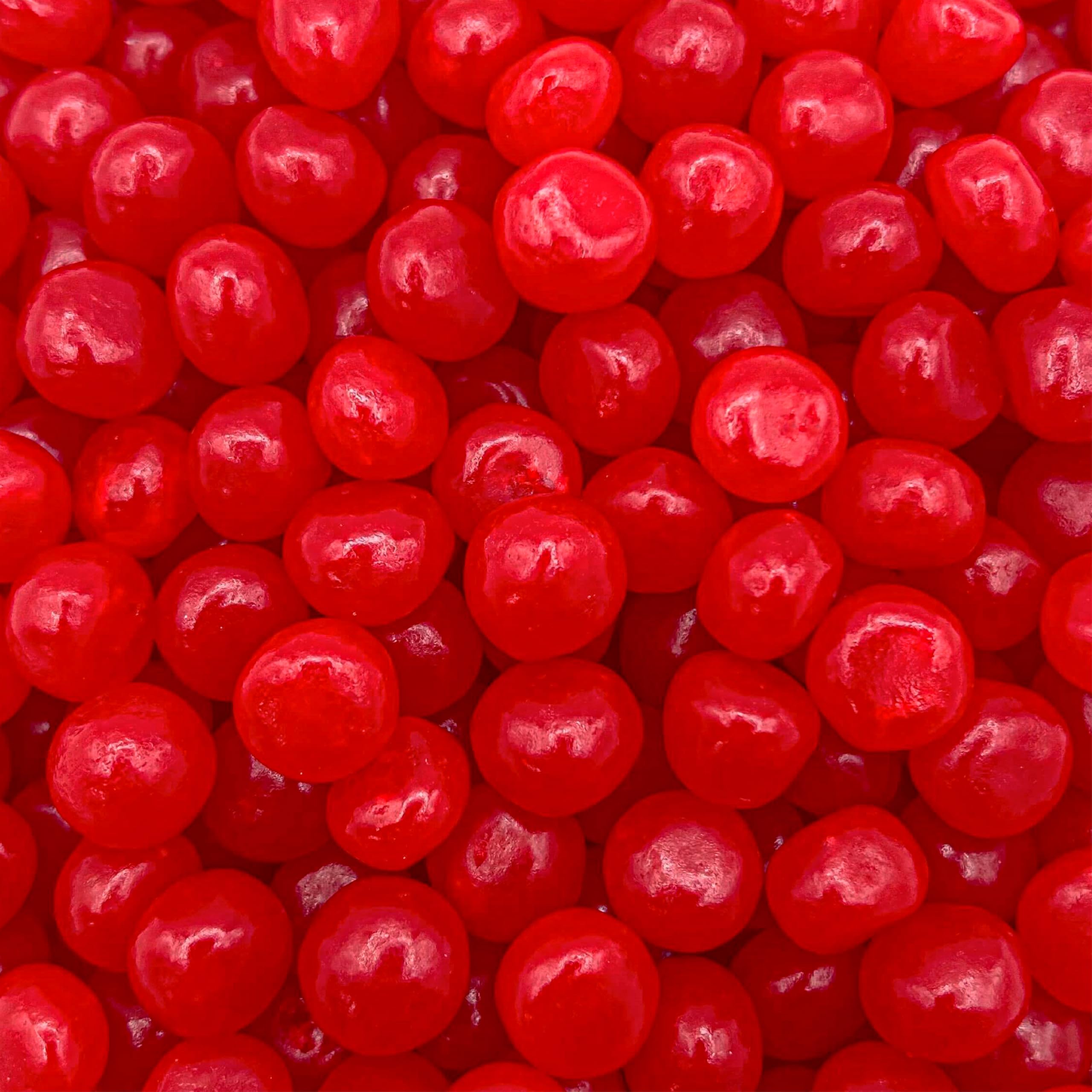 Cherry Sours | Chewy Red Candy | 1 Pound Bag | Sour Red Candy | Sour Cherry Balls | Cherry Sours Candy Balls | Aprox.150 pieces