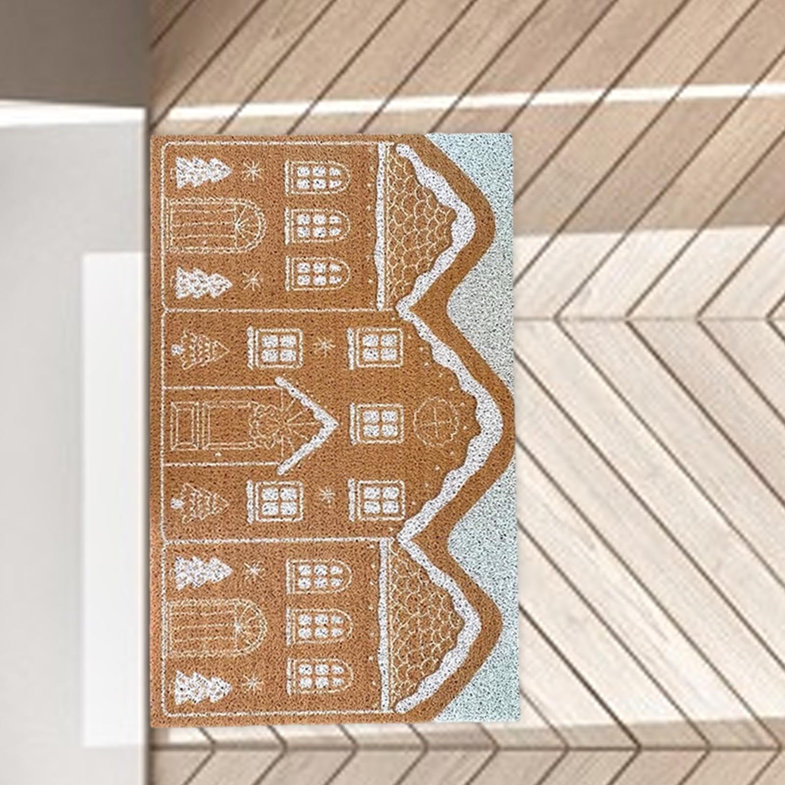 Felpudo de Entrada con diseño navideño, 60cmx120cm