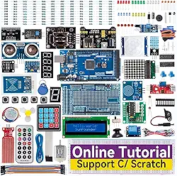 SunFounder Project The Most Complete Electronics Starter Kit compatível com Arduino Mega 2560 R3 Mega328 Nano, 73 tutoriais incluídos