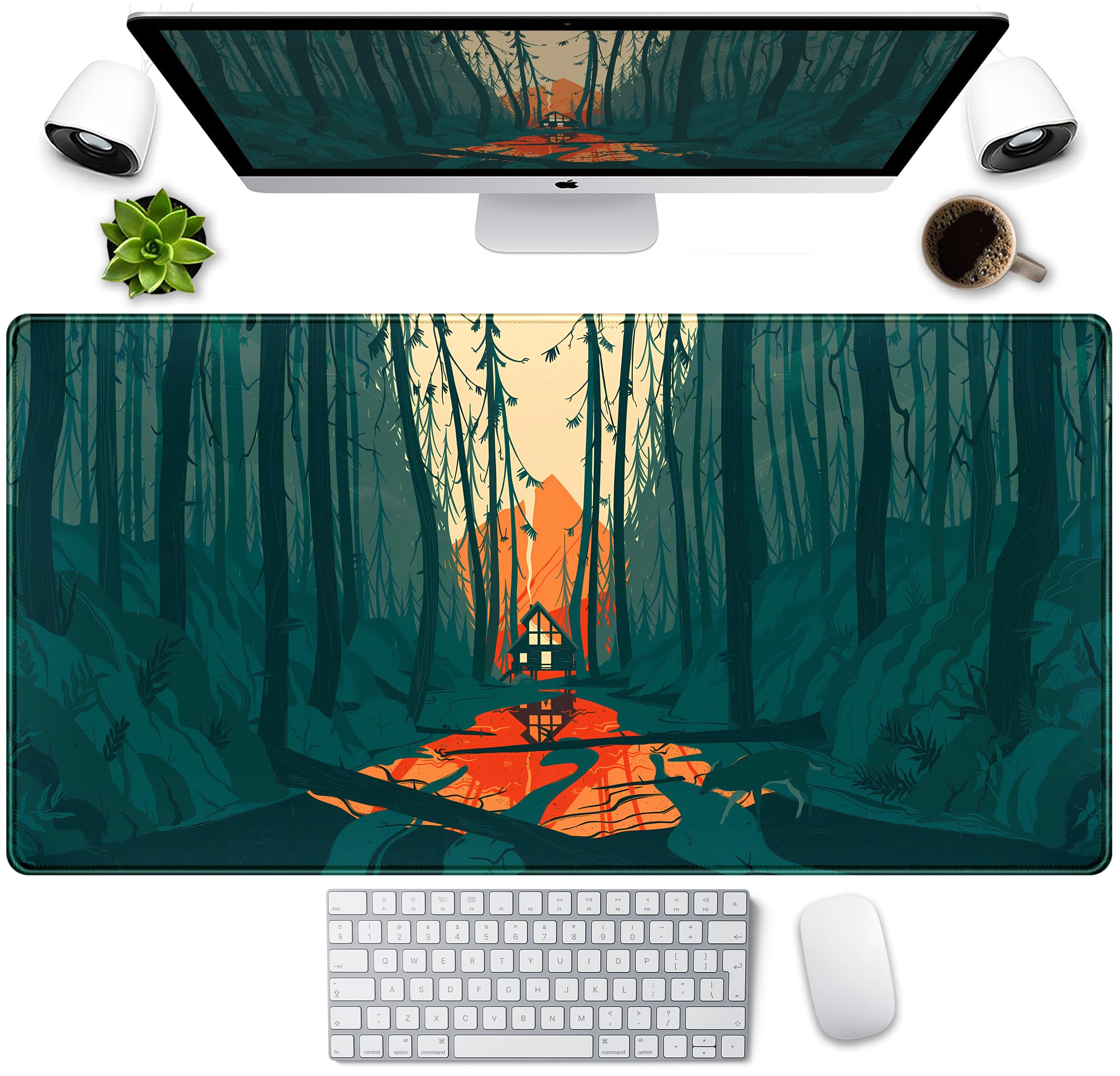Amazon.com : After The Rain Desk Mat XXL Large Mouse Pad Gaming Desk ...