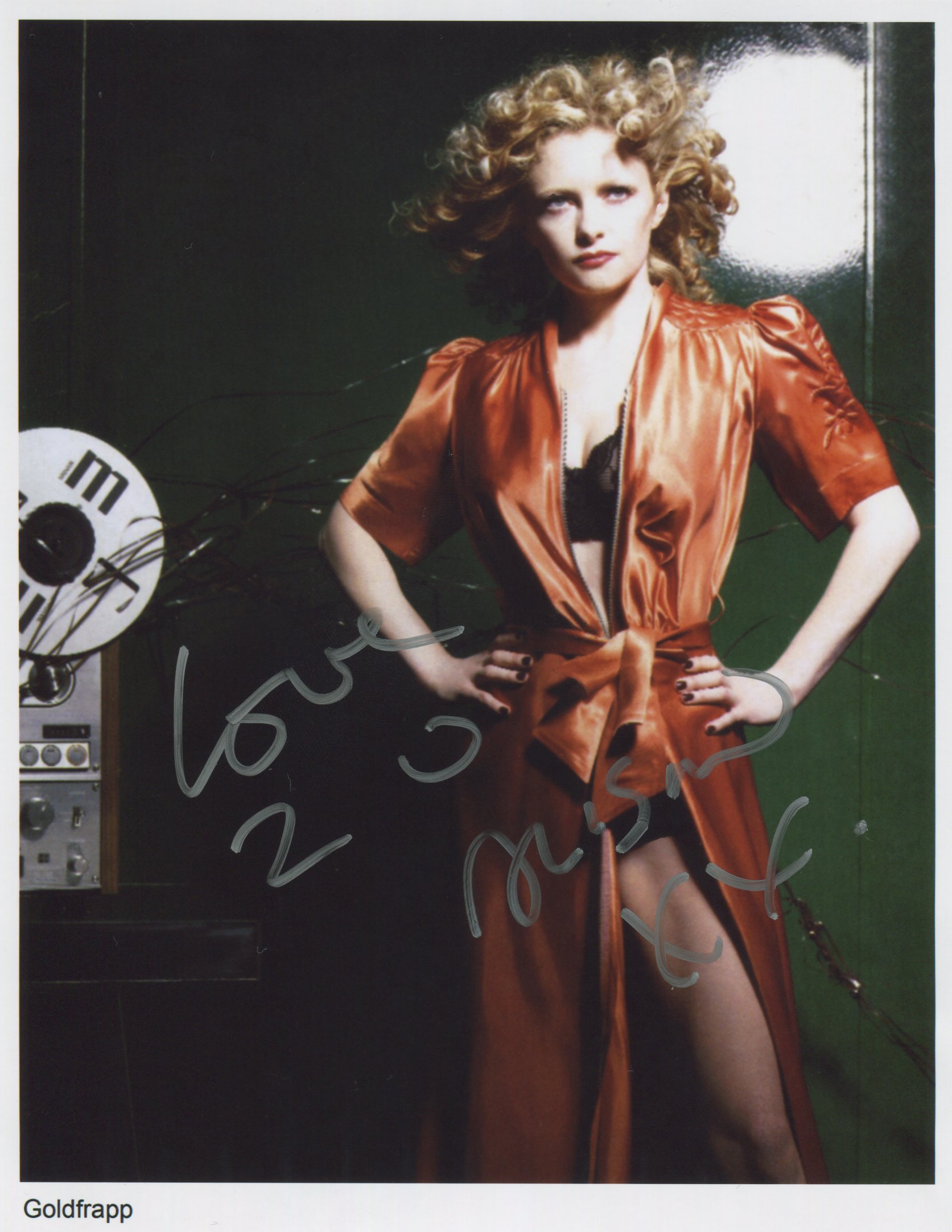 Alison Goldfrapp SIGNED Photo 1st Generation PRINT Ltd 150 + Certificate  (4) : Amazon.co.uk: Home & Kitchen