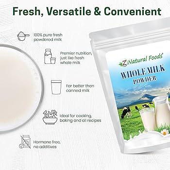 AZARE Natural Now & FRESH POWDER各 3個セット Amazon.com : Z Natural Foods Premium Whole Milk Powder