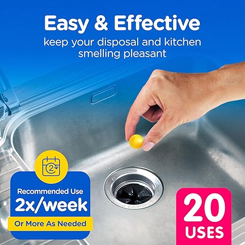 Miniatura 4 de Compac Scented Plink Garbage Disposal Cleaner & Deodorizer, 13720, Paquete de 1, Amarillo, 1, 1
