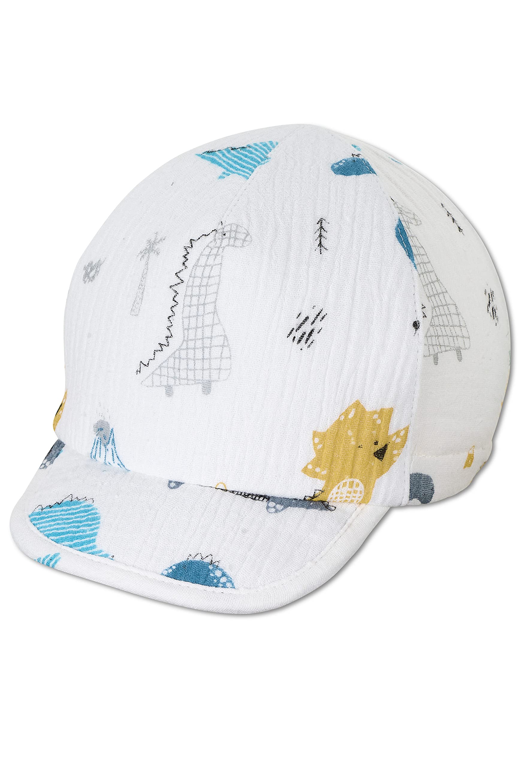 Sterntaler Unisex Kinder Schirmmütze Dinosaurier Kindermütze, Ecru, 51 EU