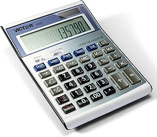 Victor 6500 Executive Desktop Loan Calculator, 12-Digit LCD