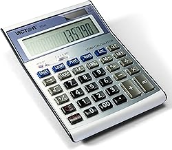 Victor 6500 Executive Desktop Loan Calculator, 12-Digit LCD