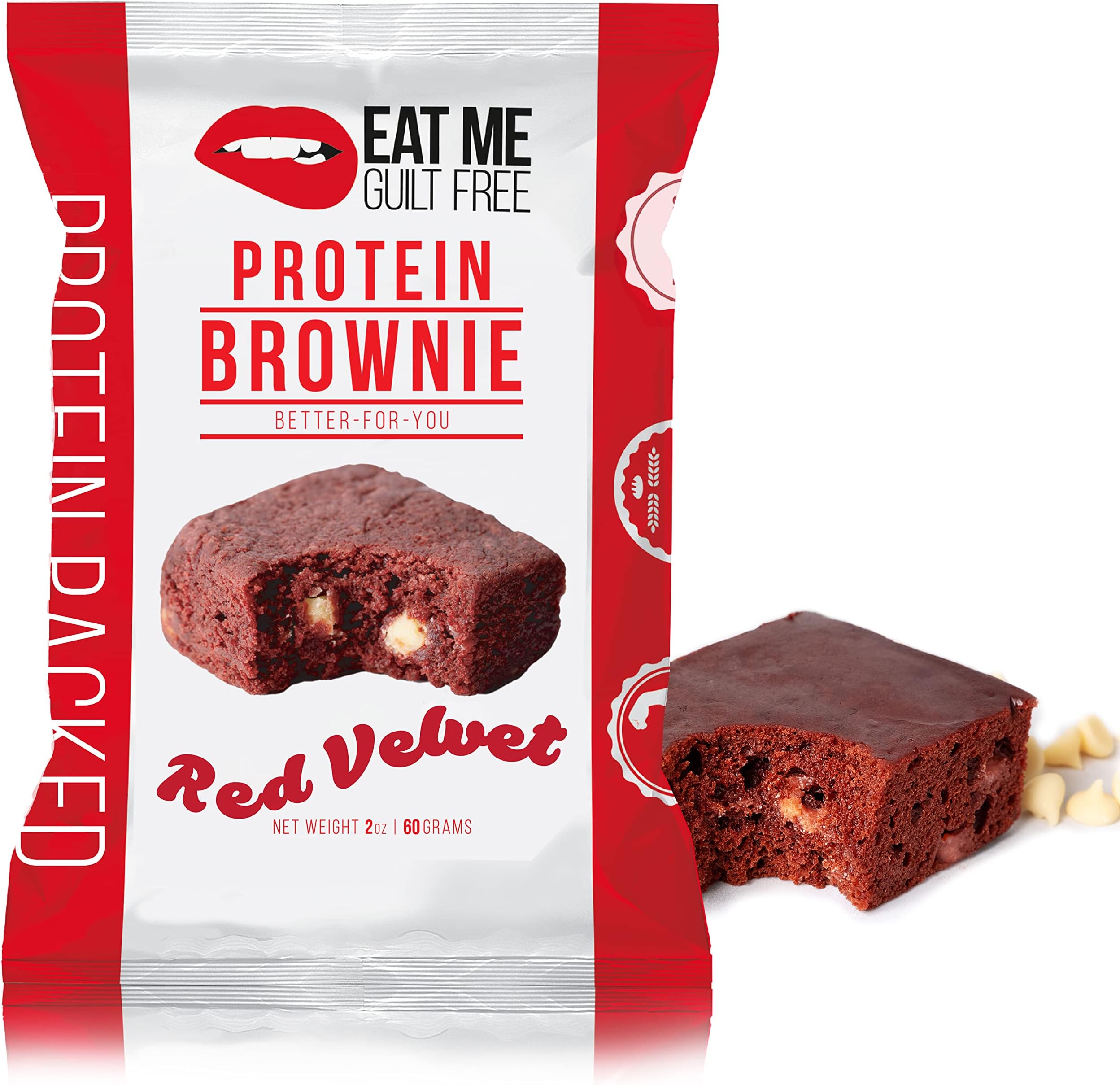 Red Velvet Protein Brownie