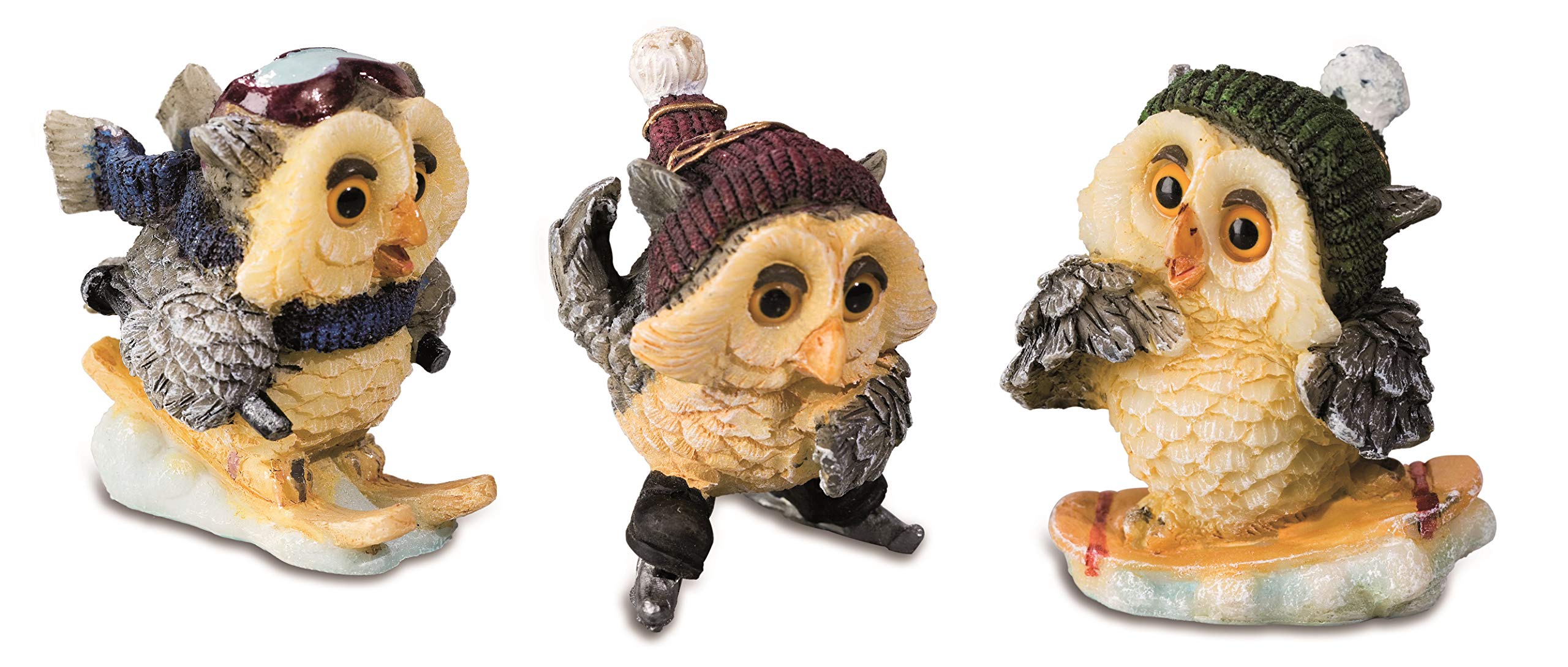 Figurine hibou des montagnes petite taille pour étagère