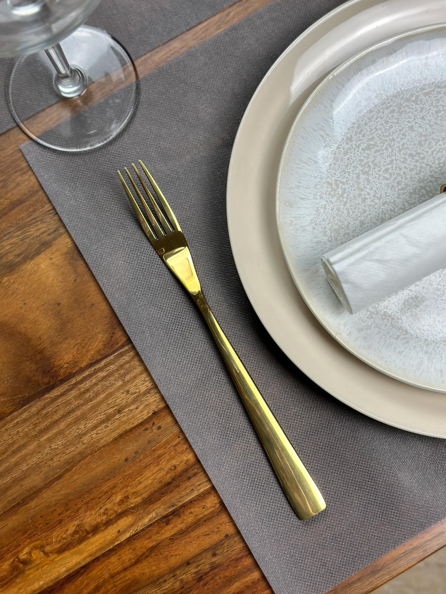 NATUARTE, Table Runner Grey, Felt Roll of 25 meters x 30 centimeters, Non Woven Table Decoration - Image 4