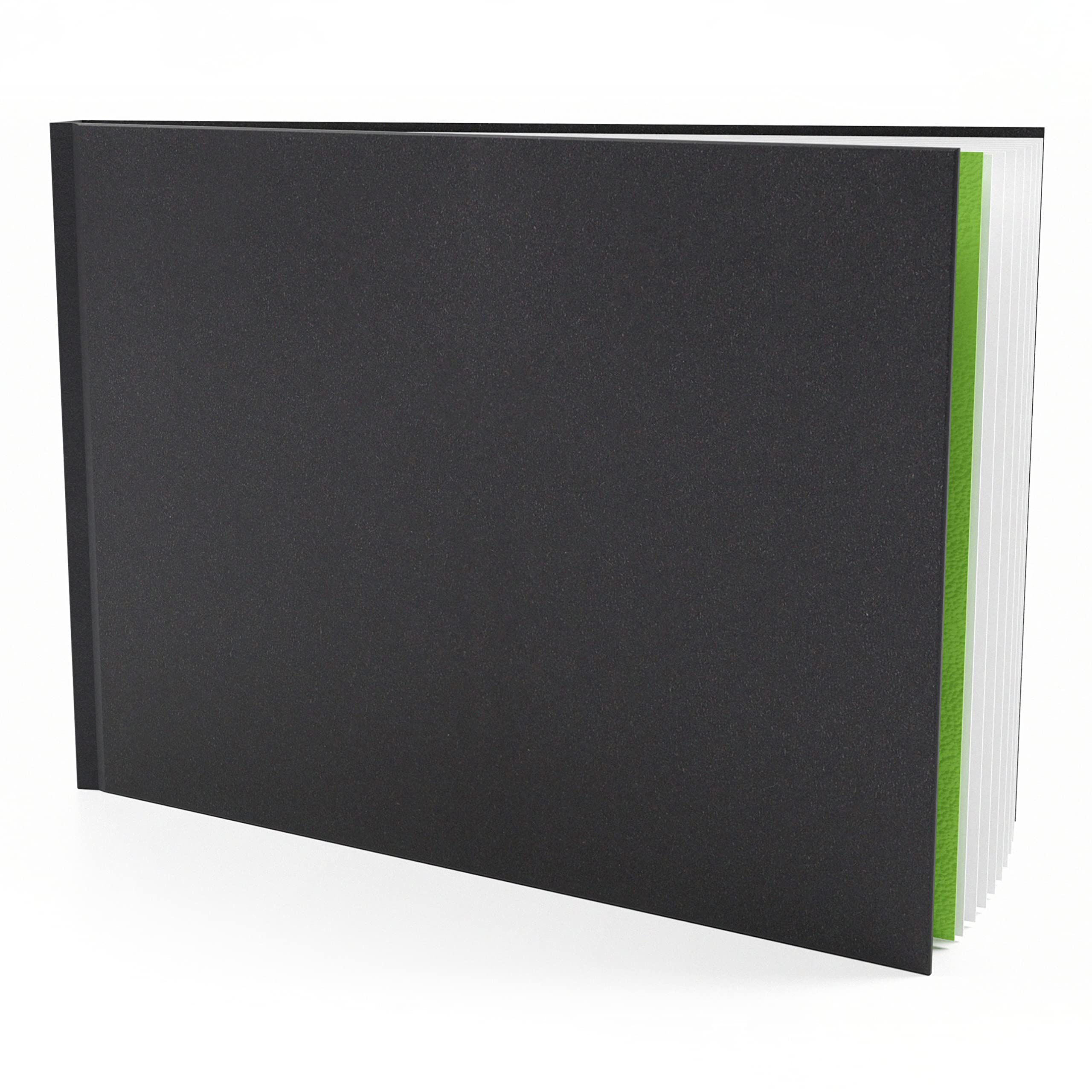 Artgecko Casebound Mixed Media Sketch Book A6 Landscape - 92 Pages 150gsm White Cartridge Paper