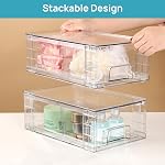 Vtopmart Storage Drawer Pack (3 Pack Wide x 1 + 2 Small x 2 (12 Inch)