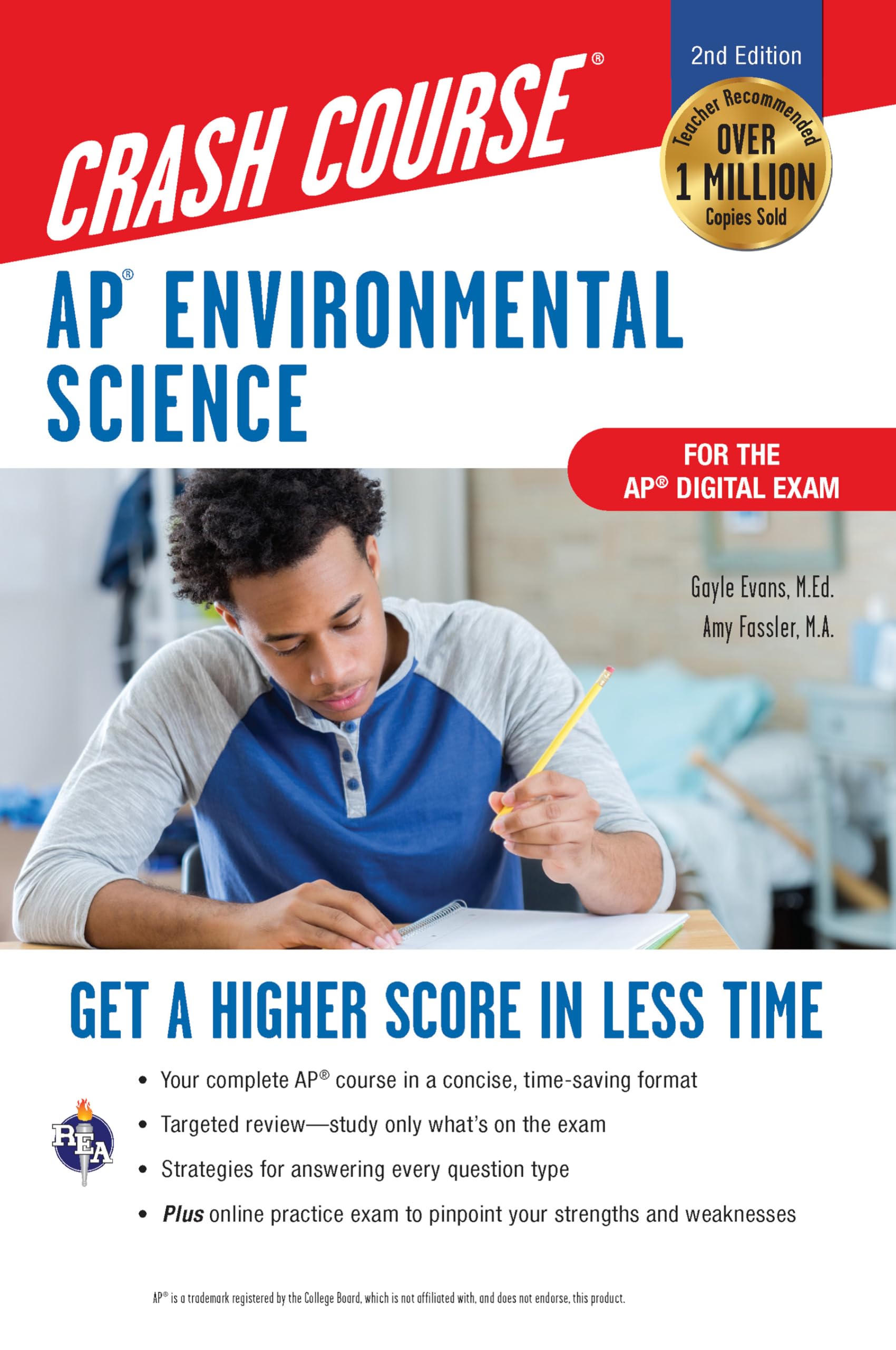 AP® Environmental Science Crash Course, Book + Online: Get a Higher Score in Less Time (Advanced Placement (AP) Crash Course) Second Edition, Revised