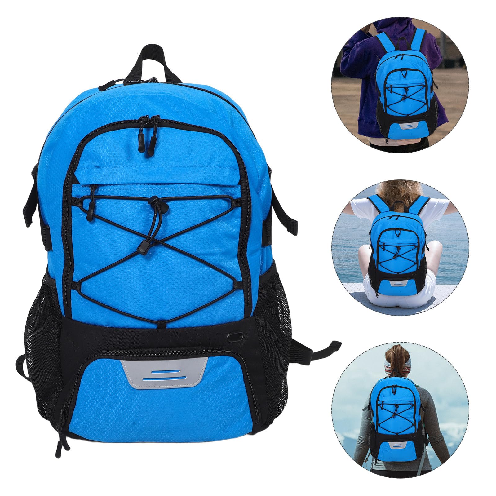 USHOBE Mochila Deportiva Unisex de Oxford con Compartimento para Zapatos Mochila de Gimnasio Resistente al Agua para Baloncesto Fútbol y Béisbol para Adolescentes y Adultos