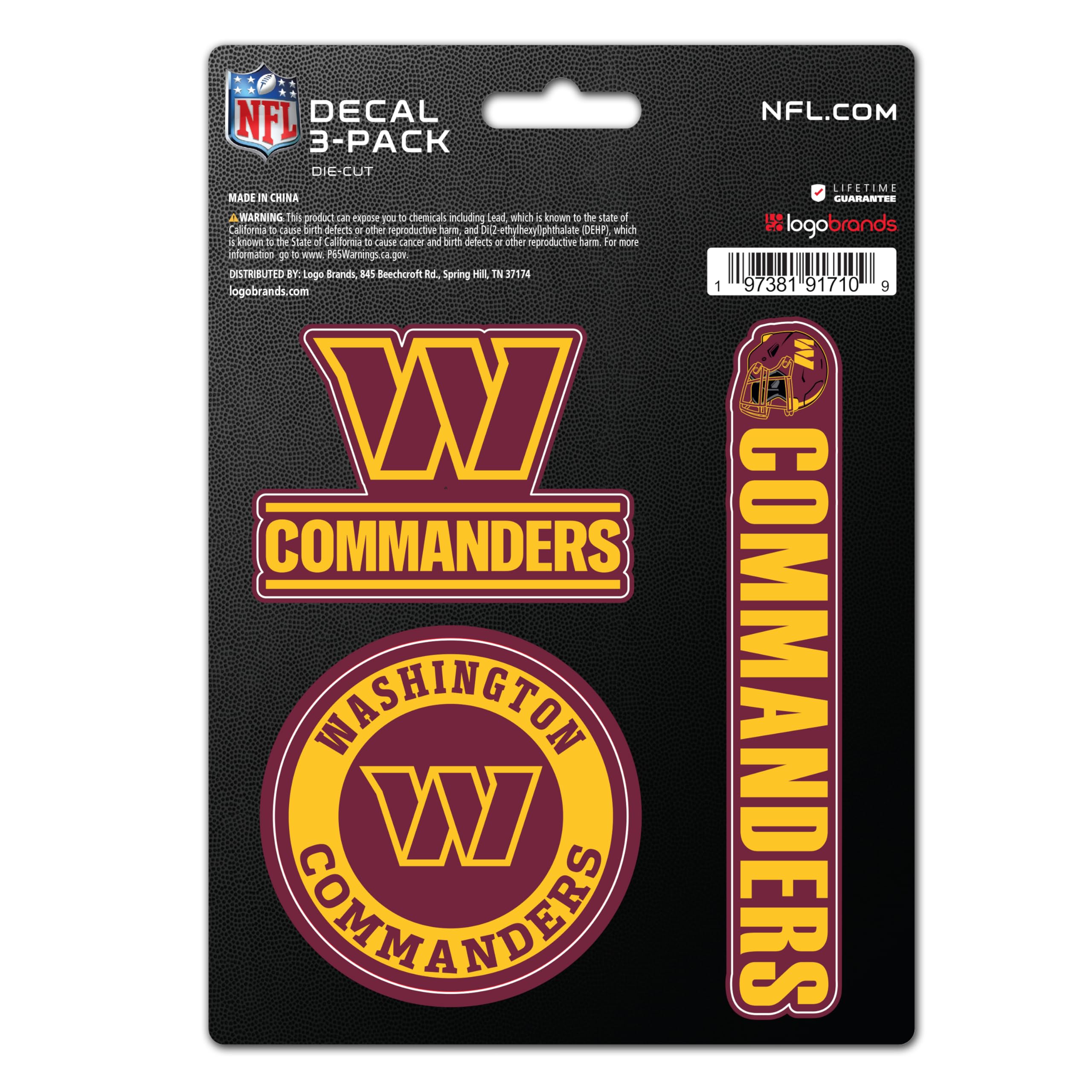 Washington Commanders NFL Team Logo Vinyl