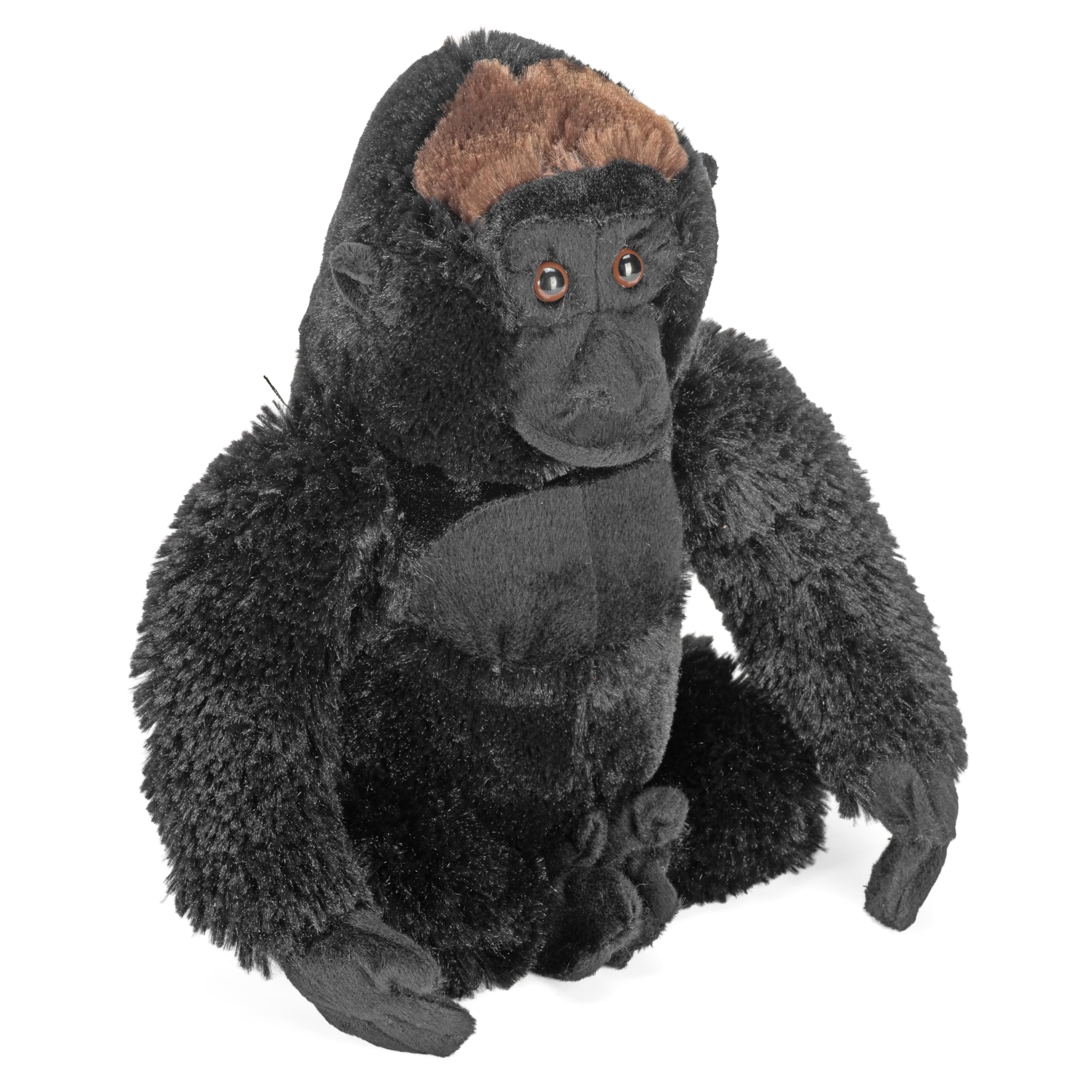 Wild Republic Silverback Gorilla Plush Soft Toy, Cuddlekins Cuddly Toys, Gifts for Kids 30 cm